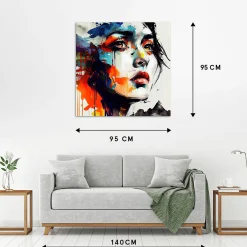 Clearance Acrylglasbild GRAFFITI SCHÖNE Acrylbilder|Glasbilder