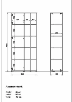 Best Aktenschrank LIONI Büroschränke|Büroschränke