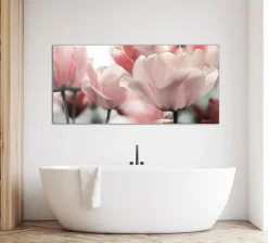 Online Akustikbild BLÜTEN IN ROSE Akustikbilder