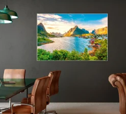 New Akustikbild DORF AM FJORD 3 Akustikbilder