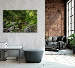 Sale Akustikbild FLUßLAUF IM WALD 3 Akustikbilder