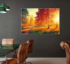Discount Akustikbild HERBSTWALD Akustikbilder