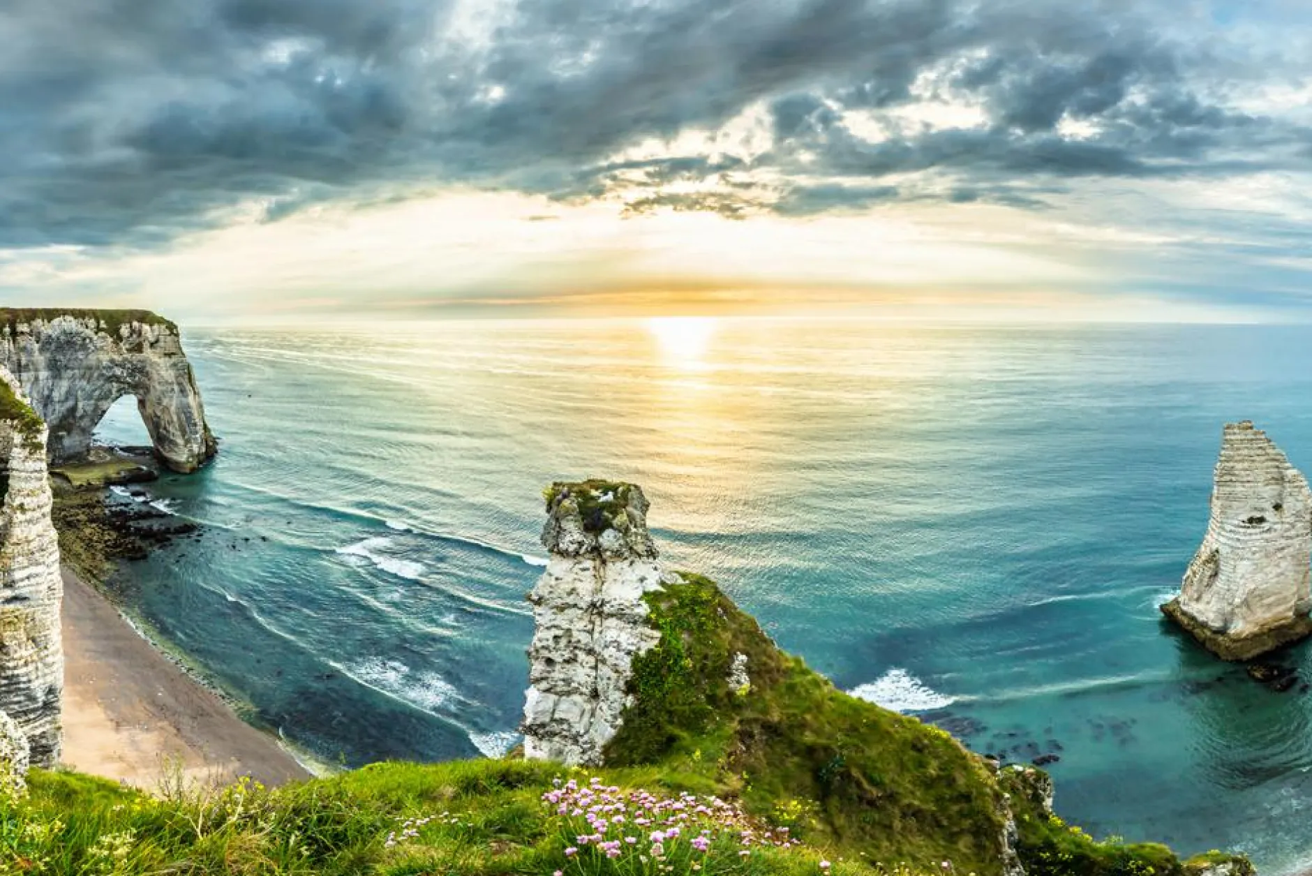 New Akustikbild KÜSTE BEI ÉTRETAT Akustikbilder