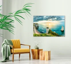 New Akustikbild KÜSTE BEI ÉTRETAT Akustikbilder