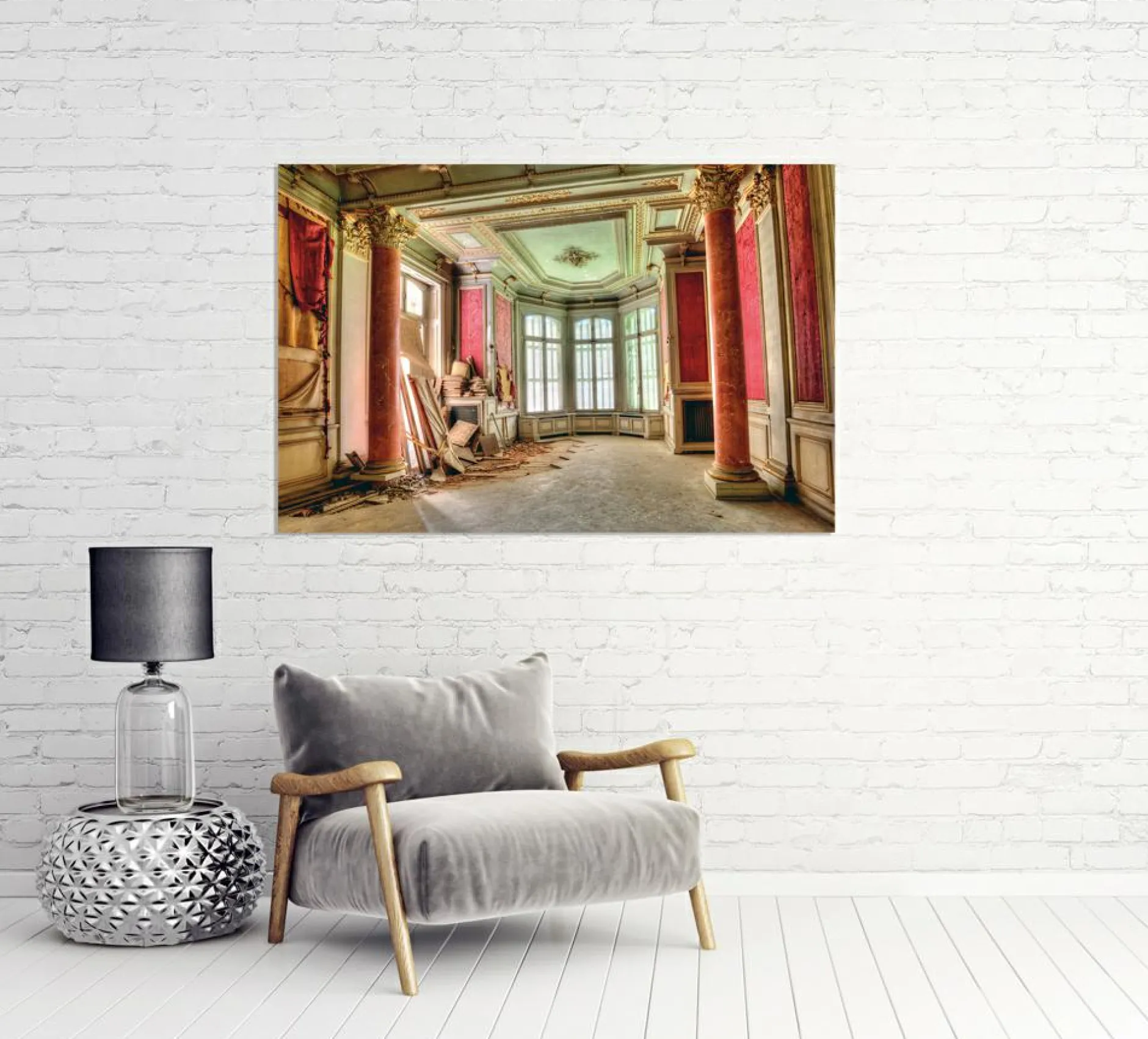 Hot Akustikbild LOST PLACE SALON Akustikbilder