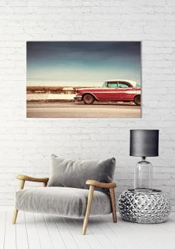 Akustikbild ROTER OLDTIMER Akustikbilder