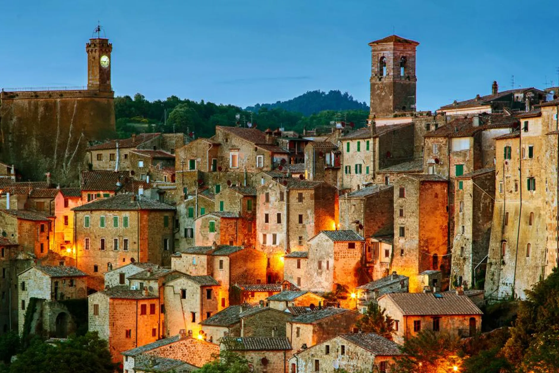 Best Akustikbild TOSKANISCHE STADT Akustikbilder