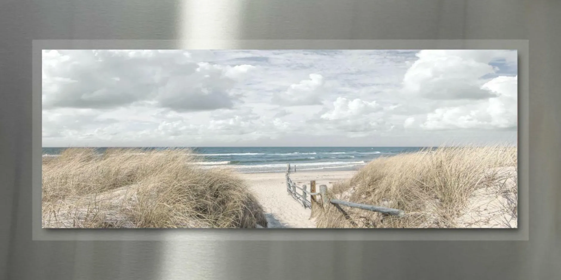 Outlet Aludibondbild BEACH I Metallbilder|Kunstdrucke