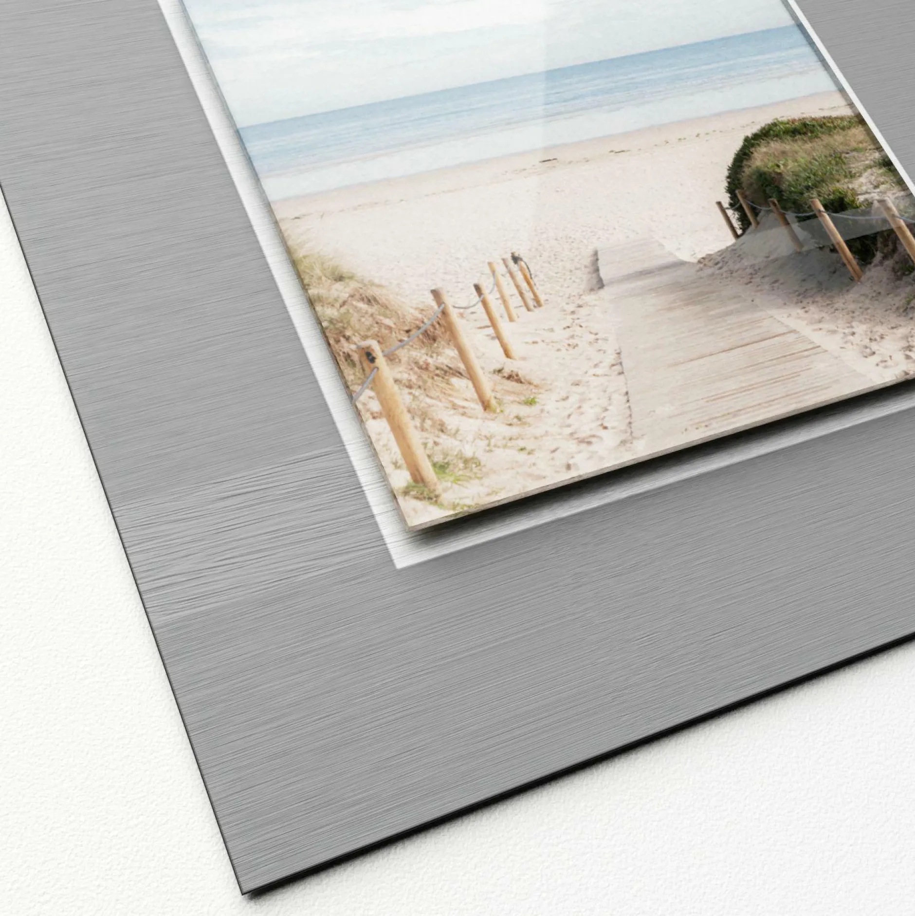 New Aludibondbild BEACH II Metallbilder|Kunstdrucke