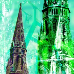 Outlet Aludibondbild BOCHUM Metallbilder|Kunstdrucke