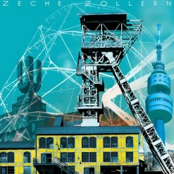 New Aludibondbild DORTMUND Metallbilder|Kunstdrucke