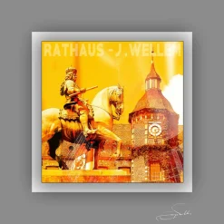 Aludibondbild DÜSSELDORF Metallbilder|Kunstdrucke