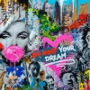 Online Aludibondbild GRAFFITI MARYLIN Metallbilder