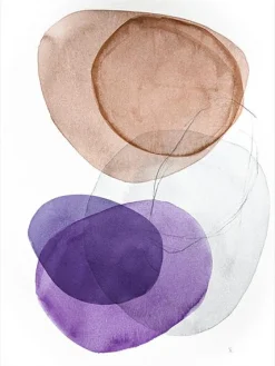 Best Aludibondbild GROUNDED PURPLE Metallbilder