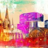 Aludibondbild KÖLN Metallbilder|Kunstdrucke