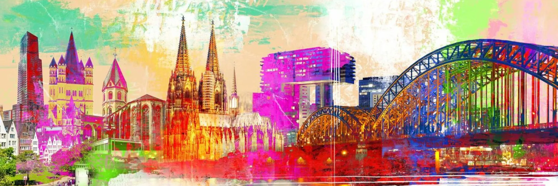 Aludibondbild KÖLN Metallbilder|Kunstdrucke