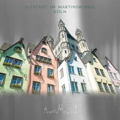 Clearance Aludibondbild KÖLN Metallbilder