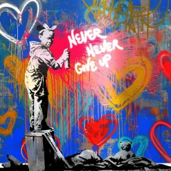 Aludibondbild LET IT BE Metallbilder