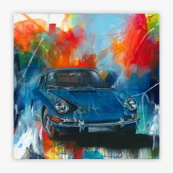 Clearance Aludibondbild PORSCHE 911 02 Metallbilder