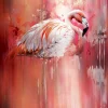Online Aludibondbild PRETTY FLAMINGO Bilder|Metallbilder
