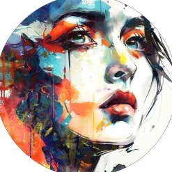 Clearance Aludibondbild WOMAN FACE Metallbilder