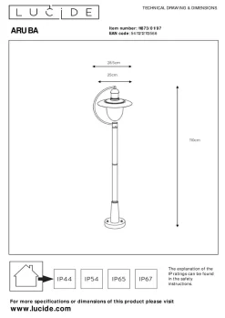 New Außenleuchte ARUBA Außenleuchten|Gartenleuchten