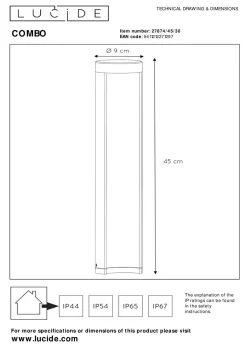 Outlet Außenleuchte COMBO Außenleuchten|Gartenleuchten