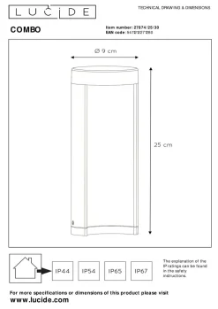 New Außenleuchte COMBO Außenleuchten|Gartenleuchten
