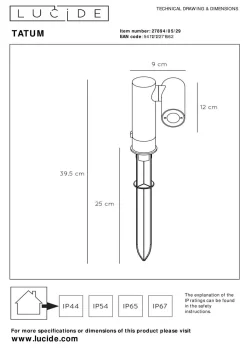 Hot Außenleuchte TATUM Außenleuchten|Gartenleuchten
