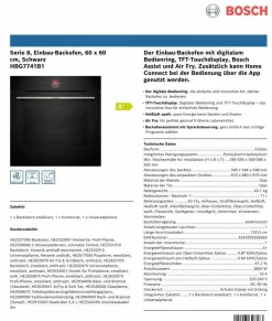 Best Backofen HBG7741B1 Einbaugeräte|Einbaugeräte