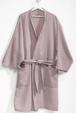 Sale Bademantel MUSSELIN L/XL Bademäntel|Bademäntel