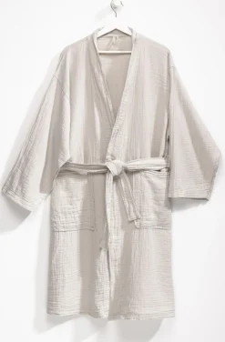 Clearance Bademantel MUSSELIN S/M Bademäntel|Bademäntel