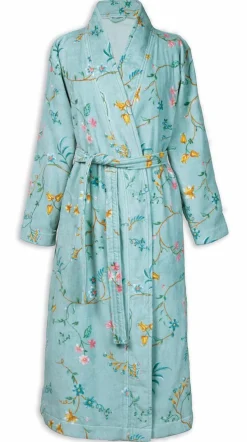 New Bademantel Velour LES FLEURS Bademäntel|Bademäntel