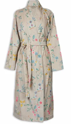 Hot Bademantel Velour LES FLEURS Bademäntel|Bademäntel