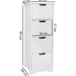 Outlet Badschrank PATTI Hochschränke|Bad-Hochschränke