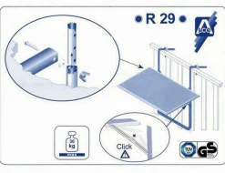 Hot Balkonhängetisch Balkonmöbel|Balkonmöbel