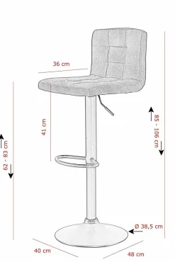 New Barhocker AMANDA I H 2er Set Barhocker