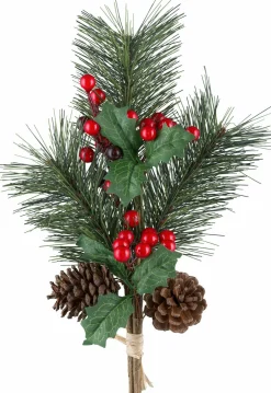 Clearance Beeren und Zapfen Strauß Santa'S Village