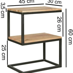 Outlet Beistelltisch AKOLA Beistelltische|Beistelltische