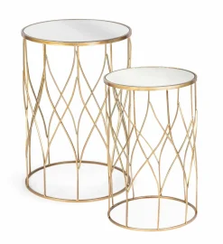 Outlet Beistelltisch ELENOR 2er Set Beistelltische|Beistelltische