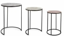 Best Beistelltisch TAHIR 3er Set Beistelltische|Beistelltische
