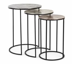 Best Beistelltisch TAHIR 3er Set Beistelltische|Beistelltische