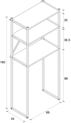 Outlet Überbauschrank INSASI Hauswirtschaftsräume