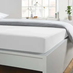 Discount Bettlaken Baumwolle weiß Spannbettlaken|Spannbetttücher