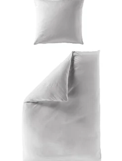 Clearance Bettwäsche Mako-Satin silber Bettwäsche|Bettwäsche