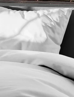 Clearance Bettwäsche Mako-Satin silber Bettwäsche|Bettwäsche