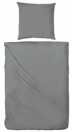 Outlet Bettwäsche Renforcé anthrazit Bettwäsche|Bettwäsche