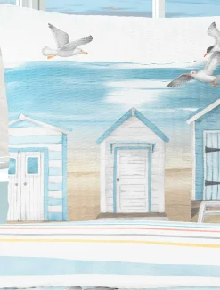 Outlet Bettwäsche Seersucker blau Bettwäsche|Bettwäsche