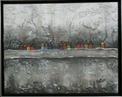 Discount Bild ABSTRAKTE HÄUSER Originalbilder