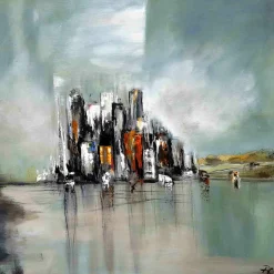 Discount Bild ABSTRAKTE LANDSCHAFT Originalbilder